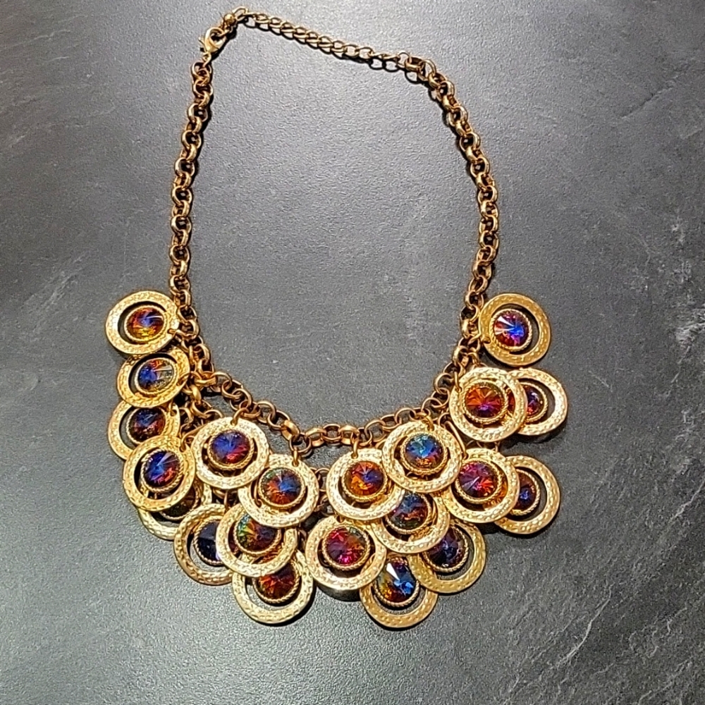 Egyptian Goddess Necklace & Earrings